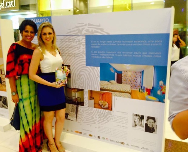 A arquiteta Fernanda Menosso Raitani, participa de projetos sociais junto com Priscila Gabrielly